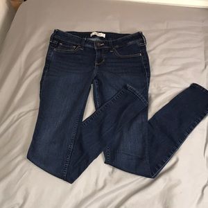 Dark Washed Blue Hollister Jeans